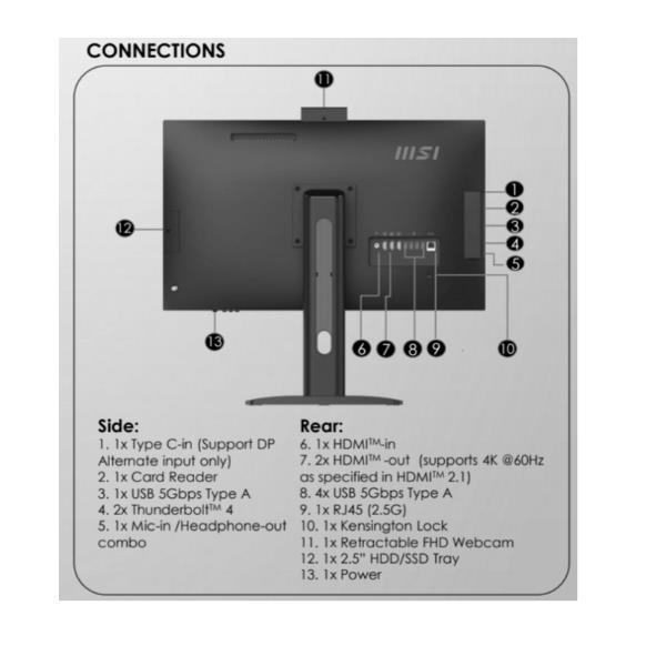 MSI MODERN AM273QP AI 1UM-021IT